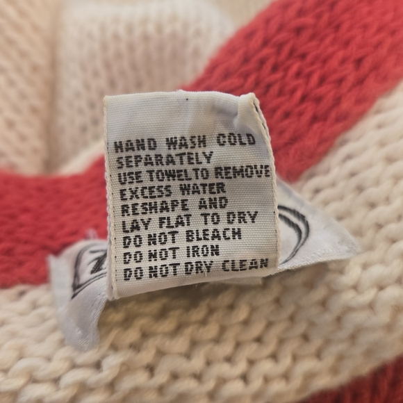 VTG Holiday Festive Ugly Christmas Angel Oversized Sweater Braided Medium - Picture 14 of 14